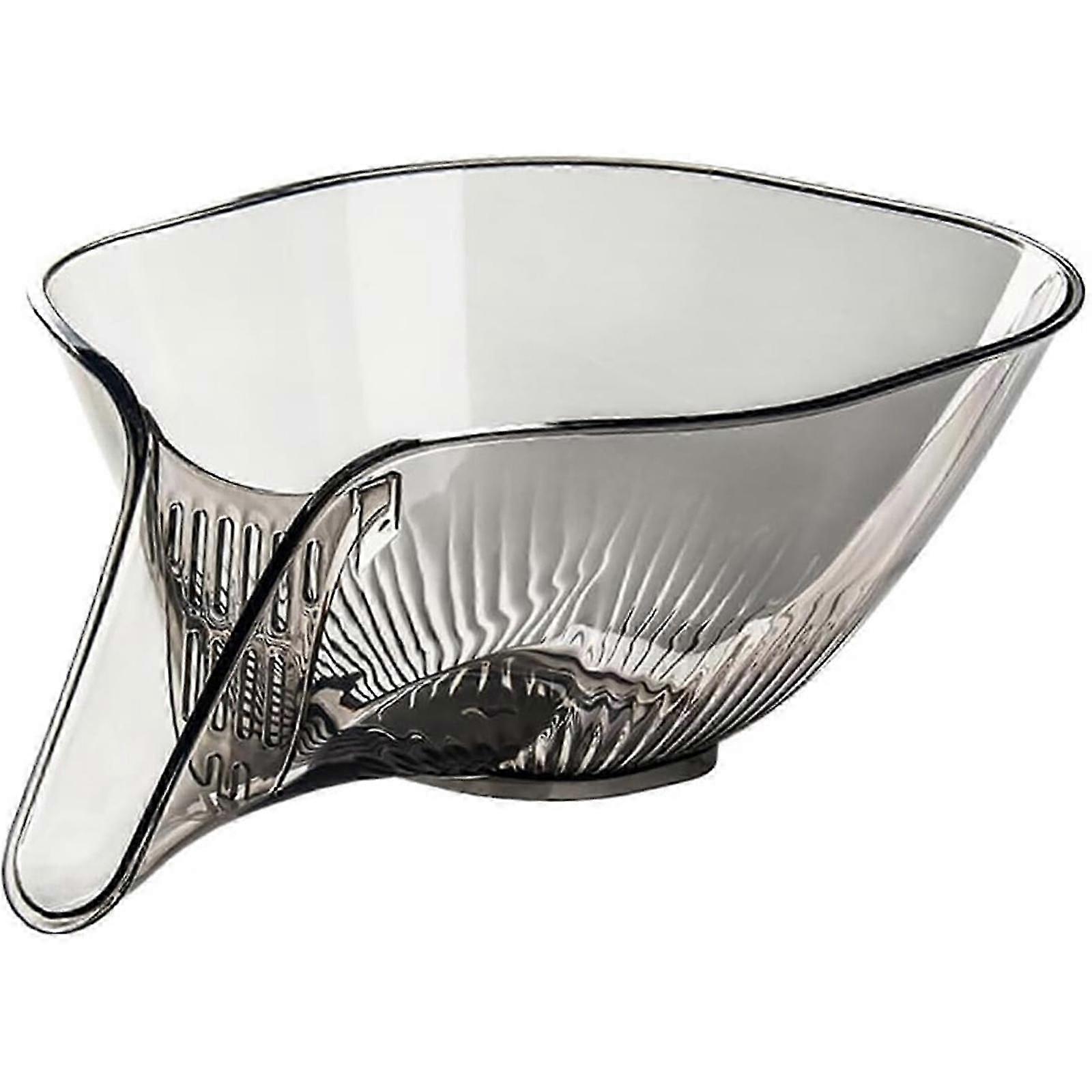 סלסלת ניקוז רב תכליתית, קערת ניקוי פירות עם מיכל מסננת, כיור מטבח לוכד מזון ניקוז שטיפת פירות