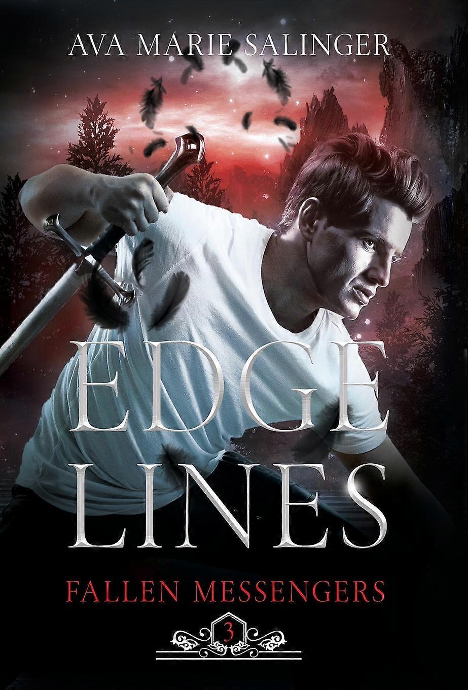 Edge Lines Fallen Messengers Book 3 by Ava Marie Salinger Hardback Book