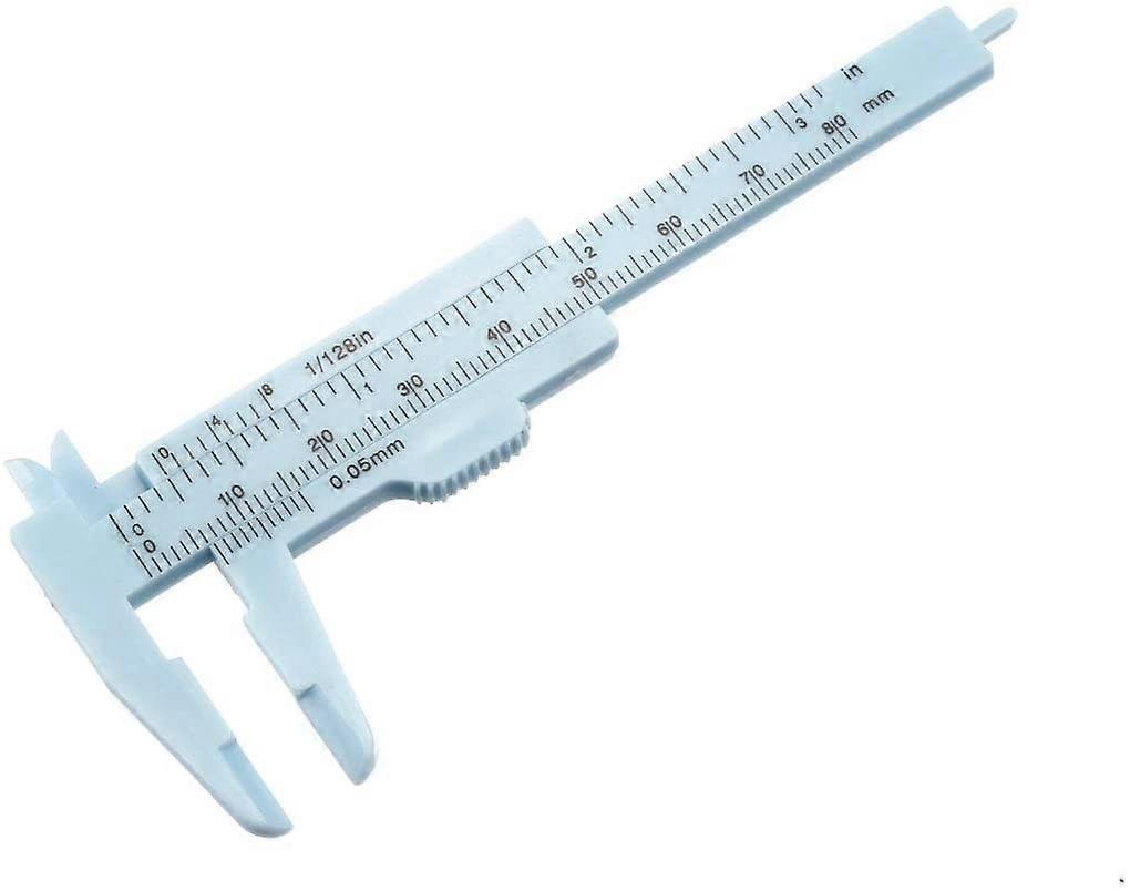 XYWHPGV Caliper 80mm 3 Inch Metric Mini Dual Scale Plastic Ruler Measuring Tool Blue 5 Pieces (80883 18e7d d3ac5 c2207 70ba1 e3339)