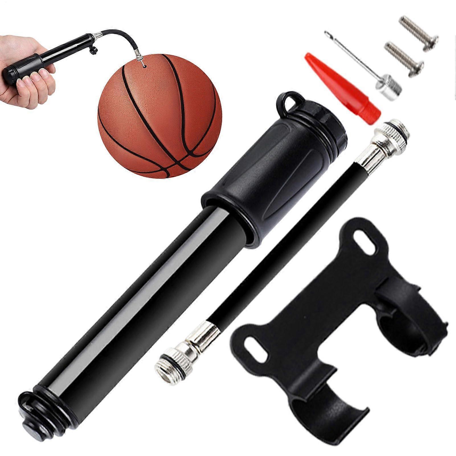 Bicycle Pump, Compact Tyre Compressor with  Pressure  Quick Inflation Set