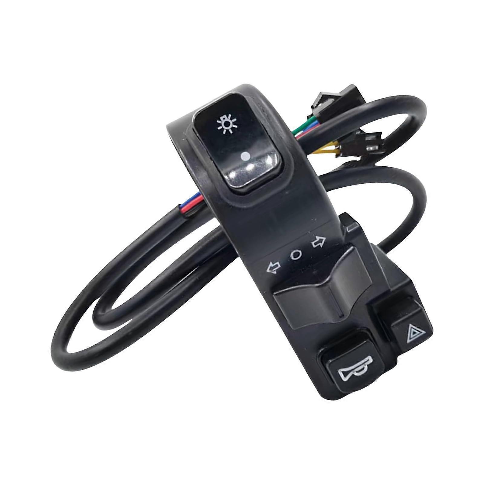 Handlebar Control Switch Universal Electrical Handlebar Combination Switch With Safety Features And User-Friendly Button