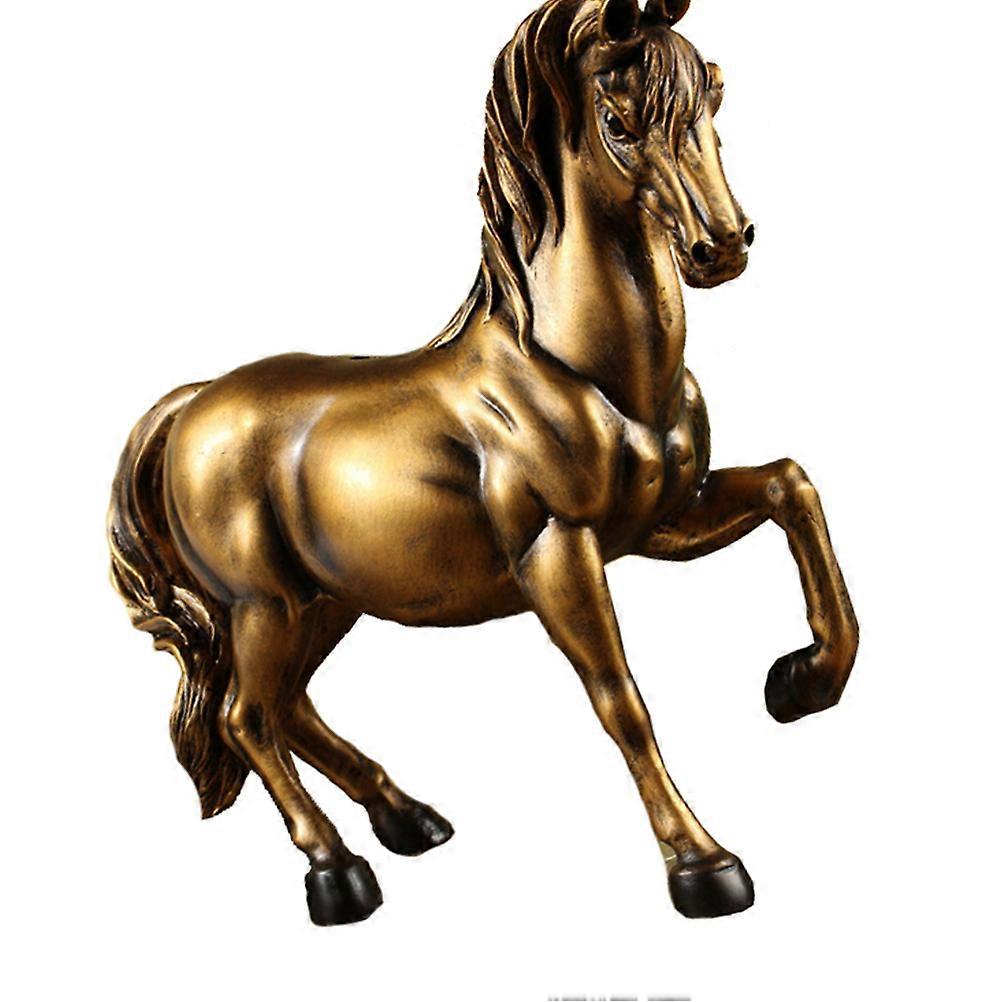 Horse Shape Creative Coin Bank Resin Saving Jar Artistic Money Box for Developing Saving Habits Elegant Design Coin Storage Birthday Gift