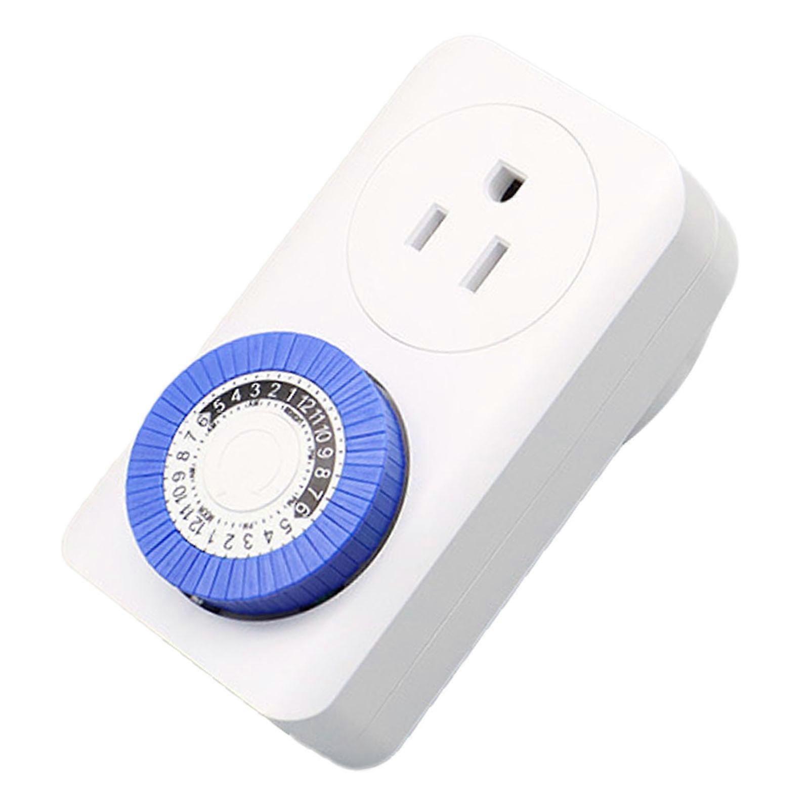 24 Hour Mechanical Outlet Timer Programmable Indoor Plug In Mechanical Electric Outlet Timer  AC125V