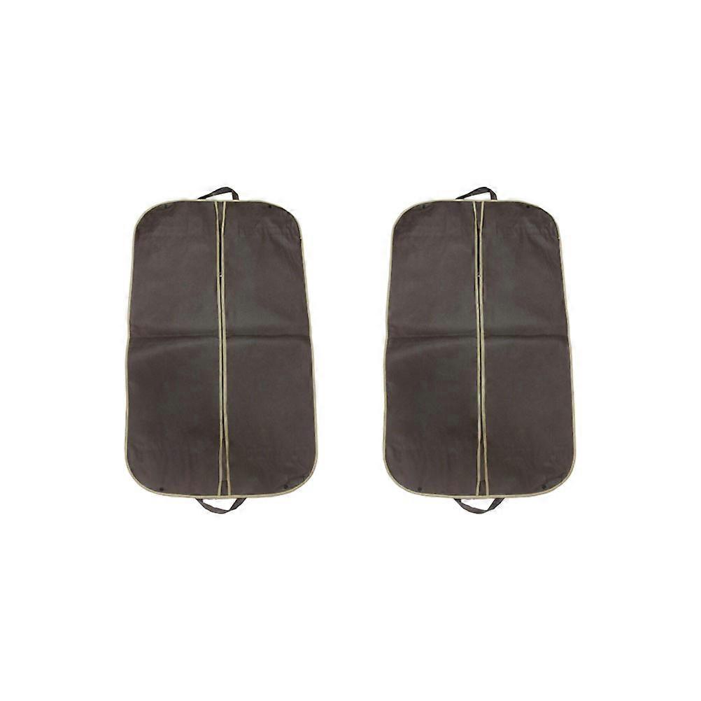 Clothes Dust Cover Non-Woven Fabrics Clothes Storage Travel-Friendly Vacation Protective Pouch 2Set