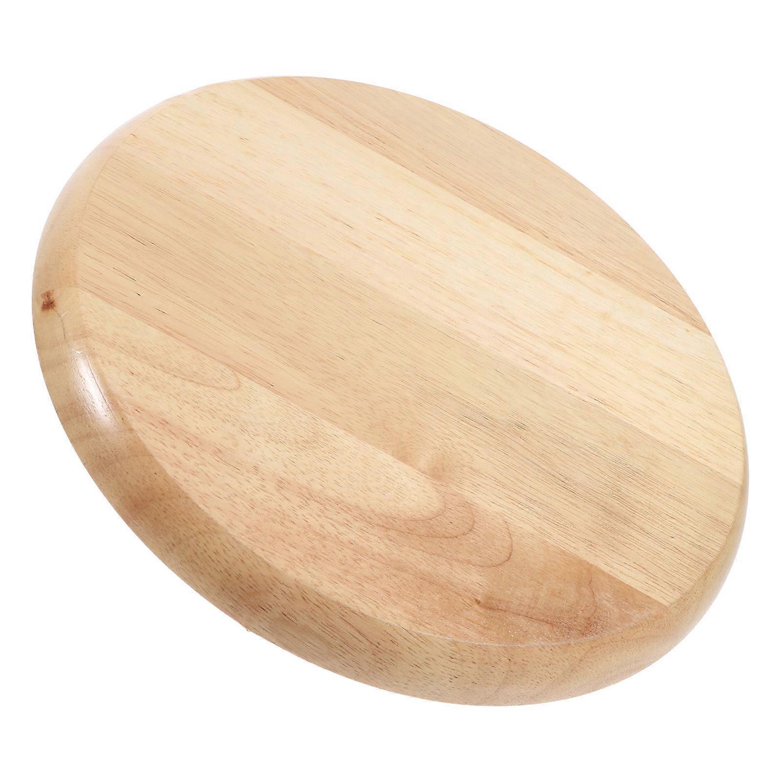 Stool Tops Seat Replacement Round Wood Office Party Khaki 29.50X29.50X2.00CM 1Set