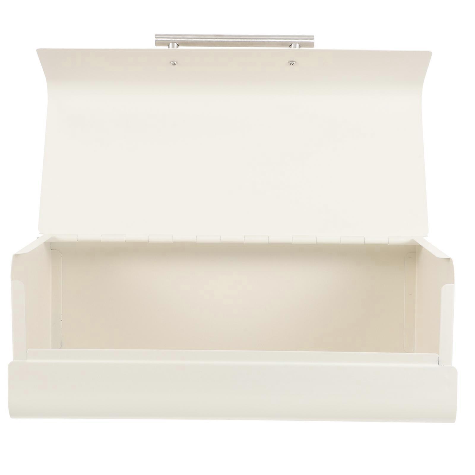 Bread Storage Bins Metal Bread Box Practical Design For Homemade Bread 1Set