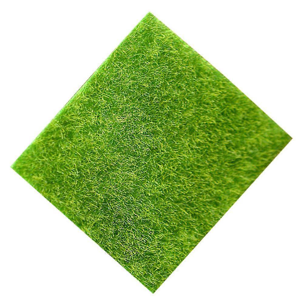 Life Like Artificial Grass Miniature Ornament for Garden Decoration – Green Faux Turf for Mini House Crafts, Micro Landscape & DIY Projects