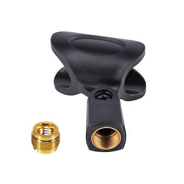 Flexible large microphone clips for all handheld transmitters. Microphone holder adapter.