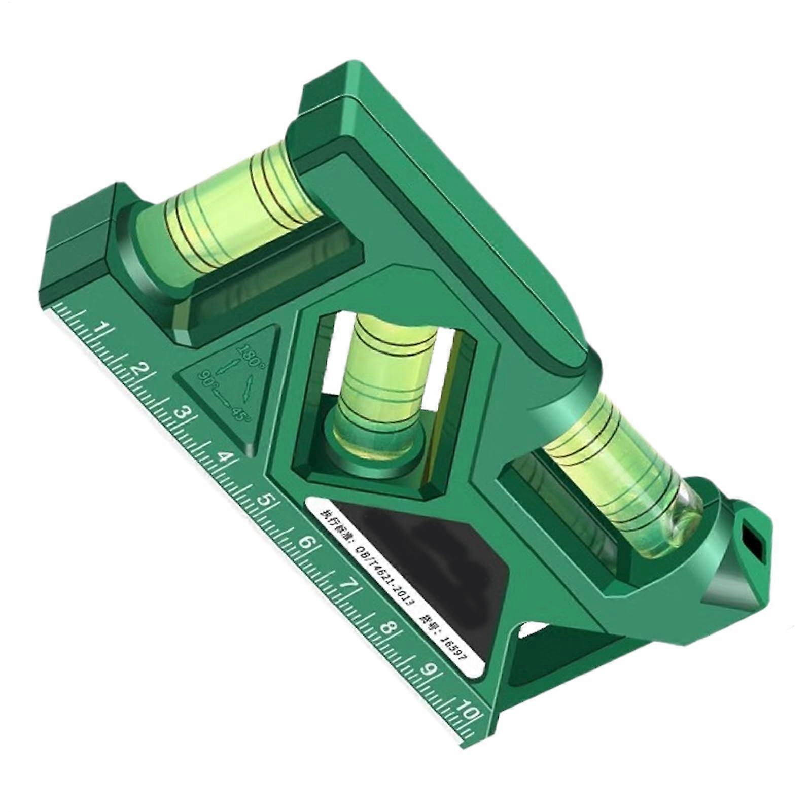 Bubble Level Magnetic Pocket Leveler - Small Precision Tool for Accurate Alignment, Anti-Drop Mini Ruler for DIY and Pro
