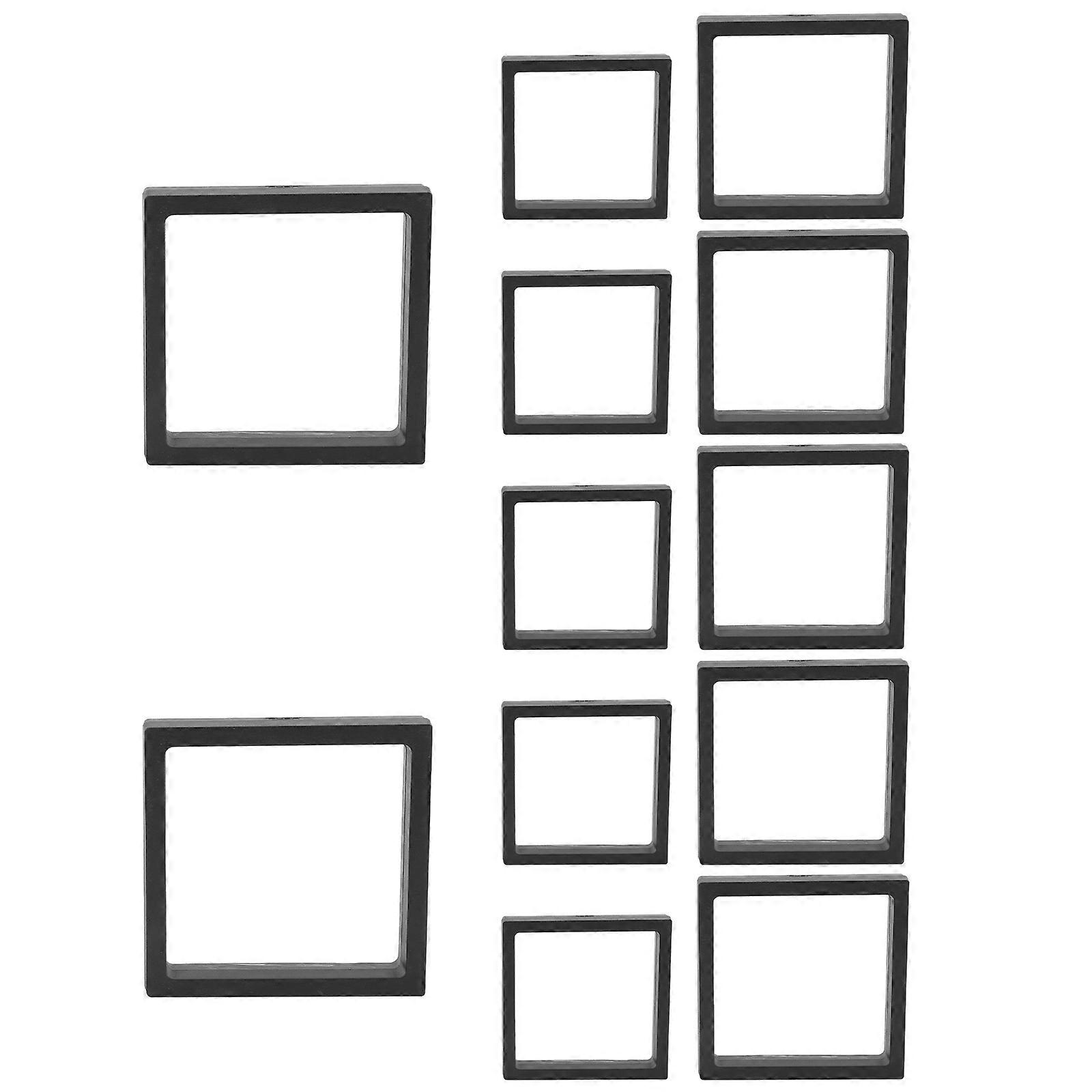 Jewelry Display 12Pcs Floating Frame Stands For Jewelry Owners At Home With -proof Feature