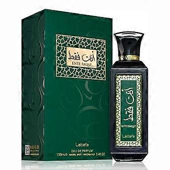 Lattafa Ente Faqat 100ml Eau De Parfum Spray