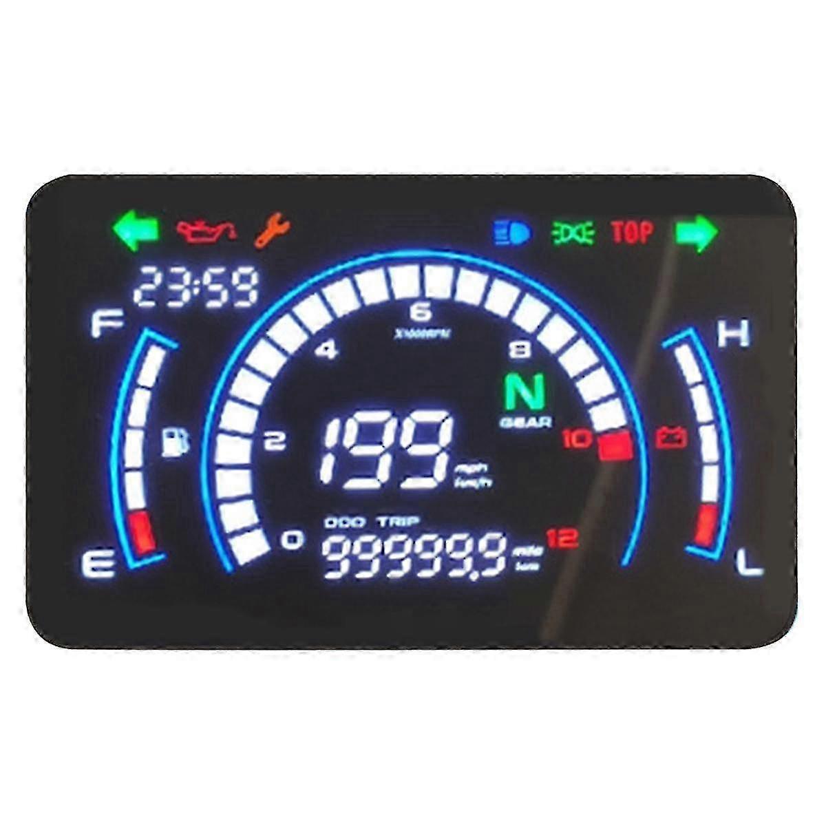 Universal Motorcycle Speedometer Digital Panel for DREAM EX5 Instrument Speed Speed Tachometer Digital Instrument Edition 0724