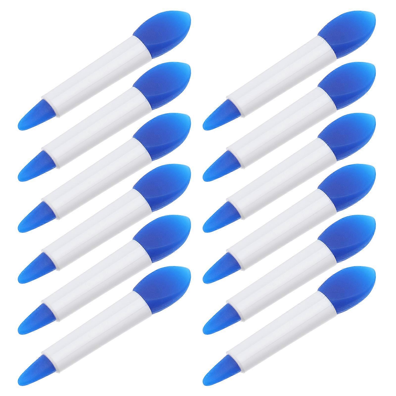 Blue Silicone Lip Brush Applicator 20Pcs Practical Tool For Women Travel Daily Makeup Comfortable To Use