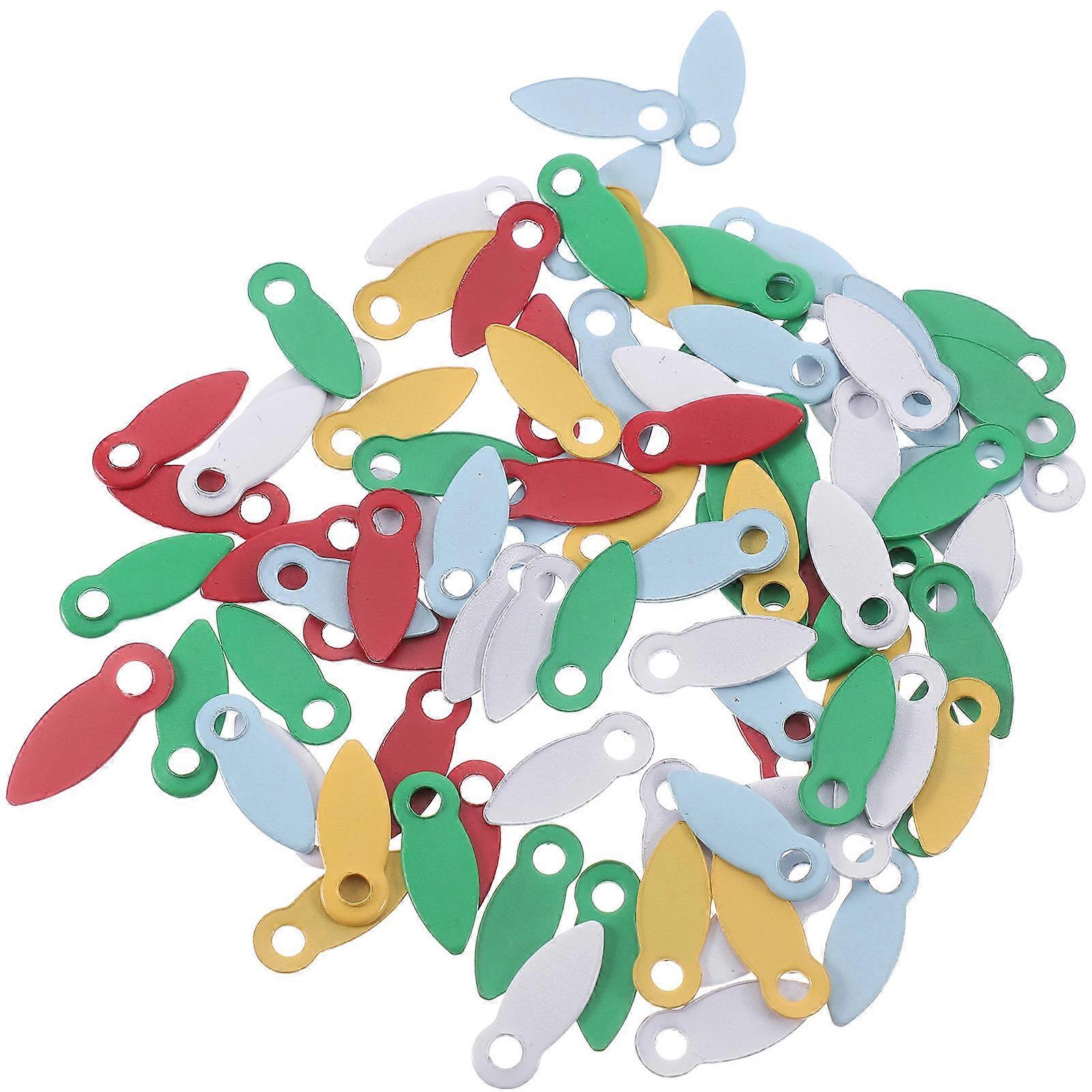 100pcs Assorted Color Metal Picture Frame Back Clips Easy to Install for Frame Use 0.5 Inch