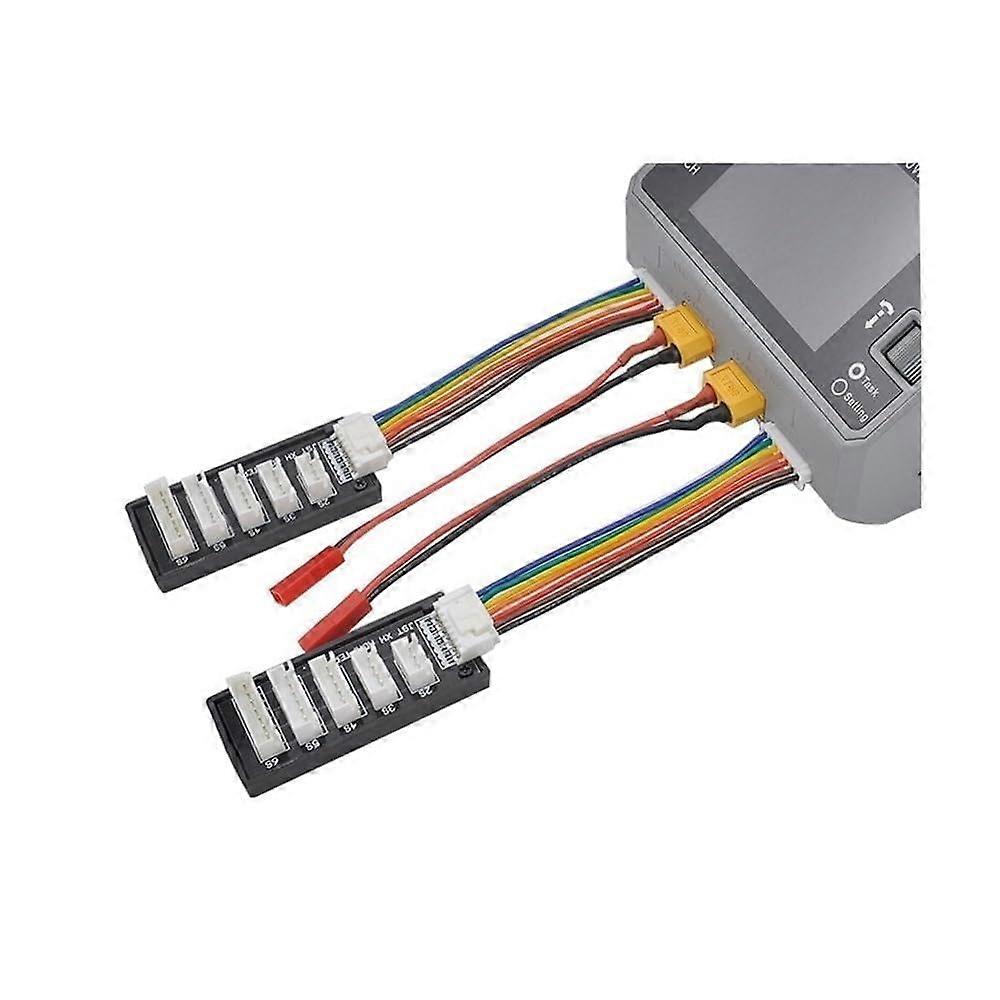 Drone Accessories RC Lipo Battery Parallel Charging Board 2-6S JST XT60 XT90 Compatible with Imax B6 B6AC B8 Quick Charge