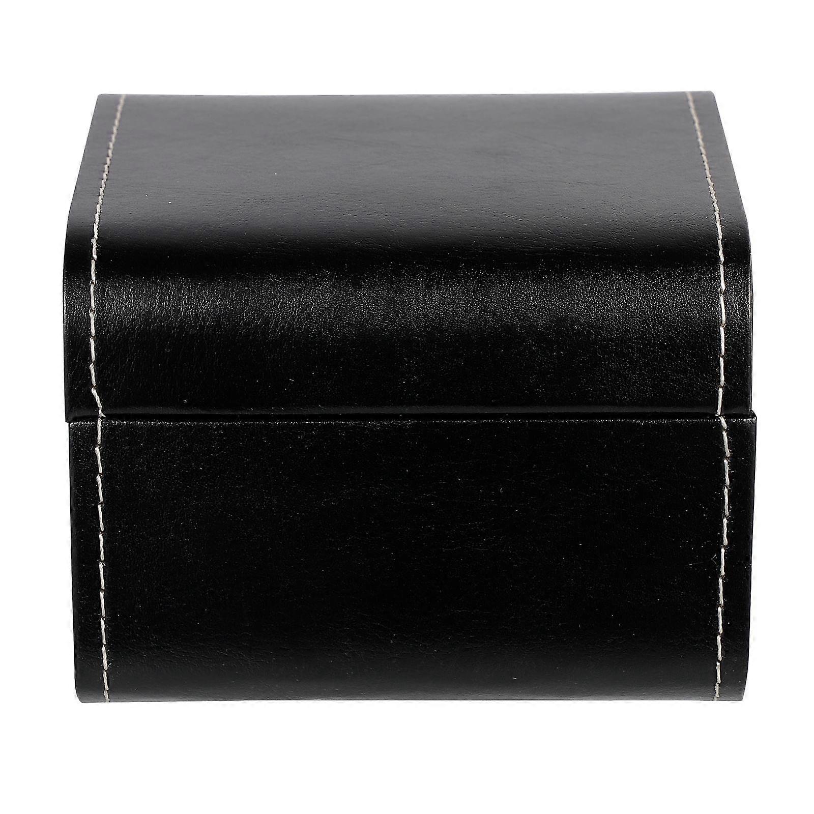 Elegant Design Single Watch Box Watch Storage Wristwatch Display Black 1Pcs
