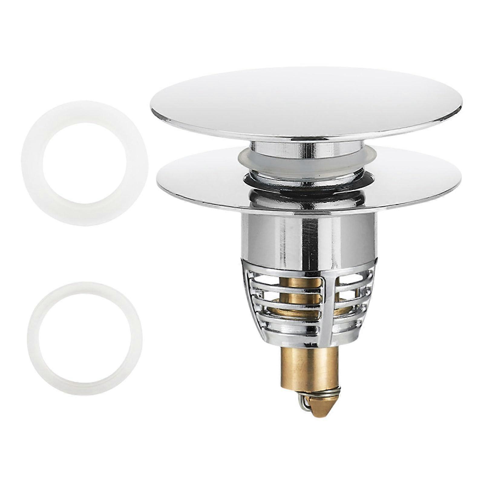 Kitchen sink drain stopper copper drain seal silver