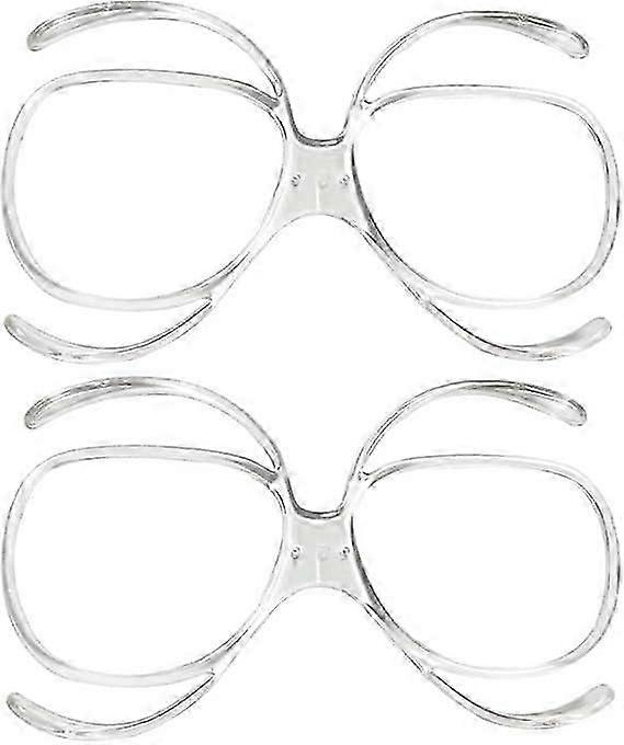 Prescription Ski Goggles Rx Insert Optical Adapter TR90 Flexible Bendable Universal Size Inner Frame Snowboard Motorcycle Goggles 2 Pieces