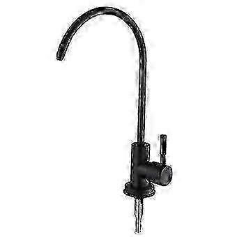 Matte Black Stainless Steel Kitchen Water Filter Tap - Reverse Osmosis Faucet for Direct Drinking & Purification System