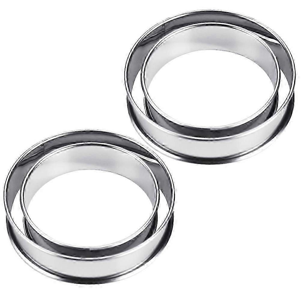 Cookie Rings For Baking Muffin Tart Ring Baking Tools Home Baking 4Pcs