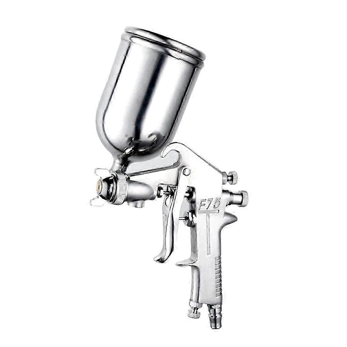 Pneumatic Airbrush Sprayer with Hopper for Car Painting - Professional Tool for Smooth and Even Finishes