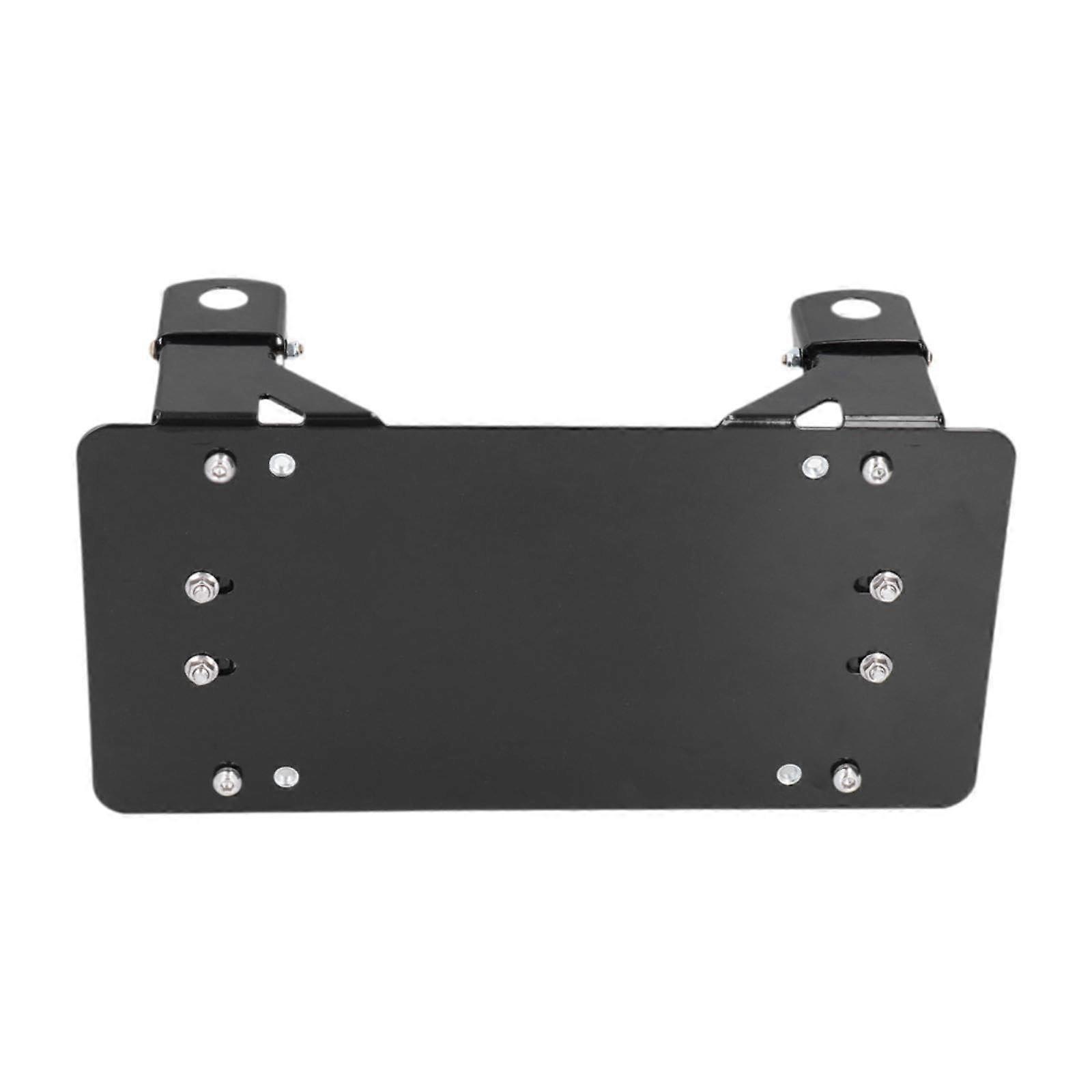 Scooter License Plate Holder for Motorcycle Plates, Durable Plastic, Easy Installation, Compatible with Most Models
