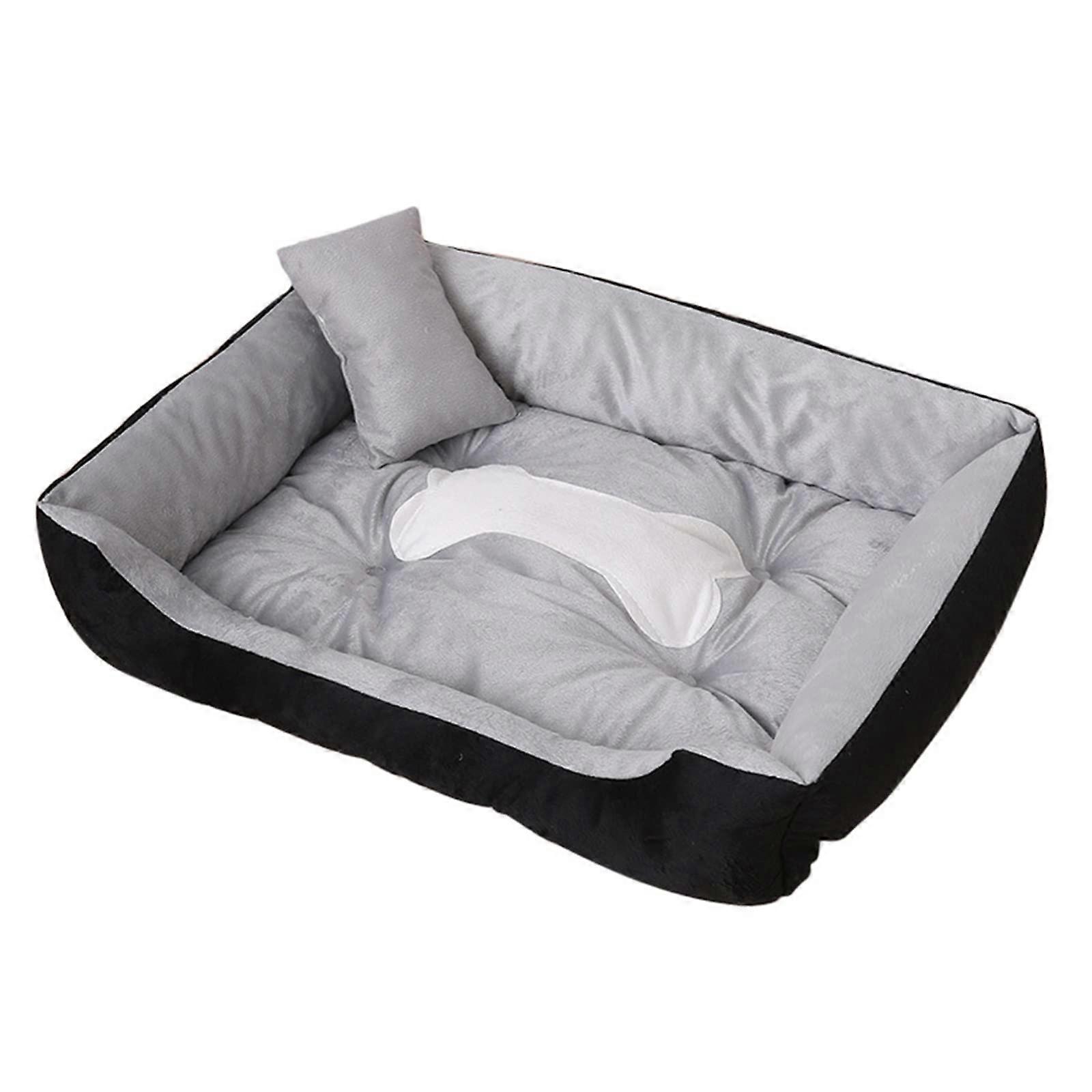Dog Bed Size L Soft Sofa Style With Warm Pad Kennel House Octopus Feet Cat Puppy Friendly