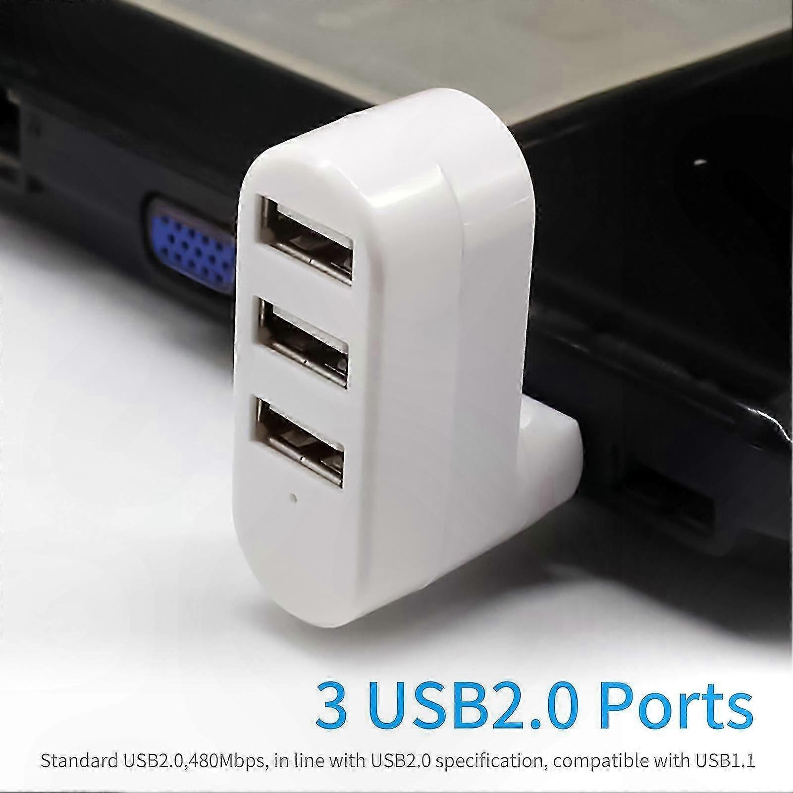 Genişletme Yuvası Anti-parazit Kararlı Çıkış 3'ü 1 arada USB2.0 Kamera için Mini Ayırıcı Kablo Hub