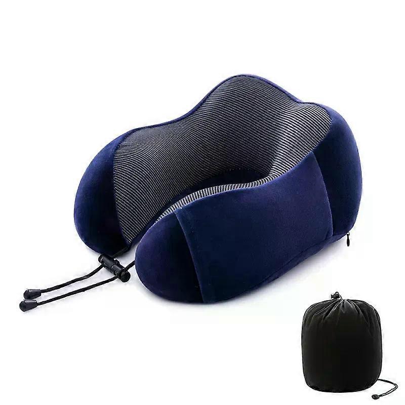 Soft U-shaped Memory Foam Neck Pillow Travel Pillow Massage Neck Pillow Sleeping Airplane Pillow Cervical Healthcare Bedding
