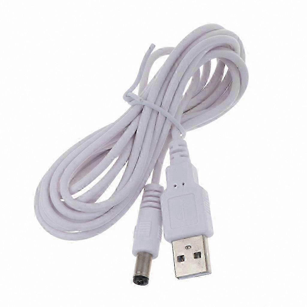 DC Power Cable 5.5mm x 2.5mm USB to DC Charging Cord for Router Speaker Desk Lamp Adapter Connection