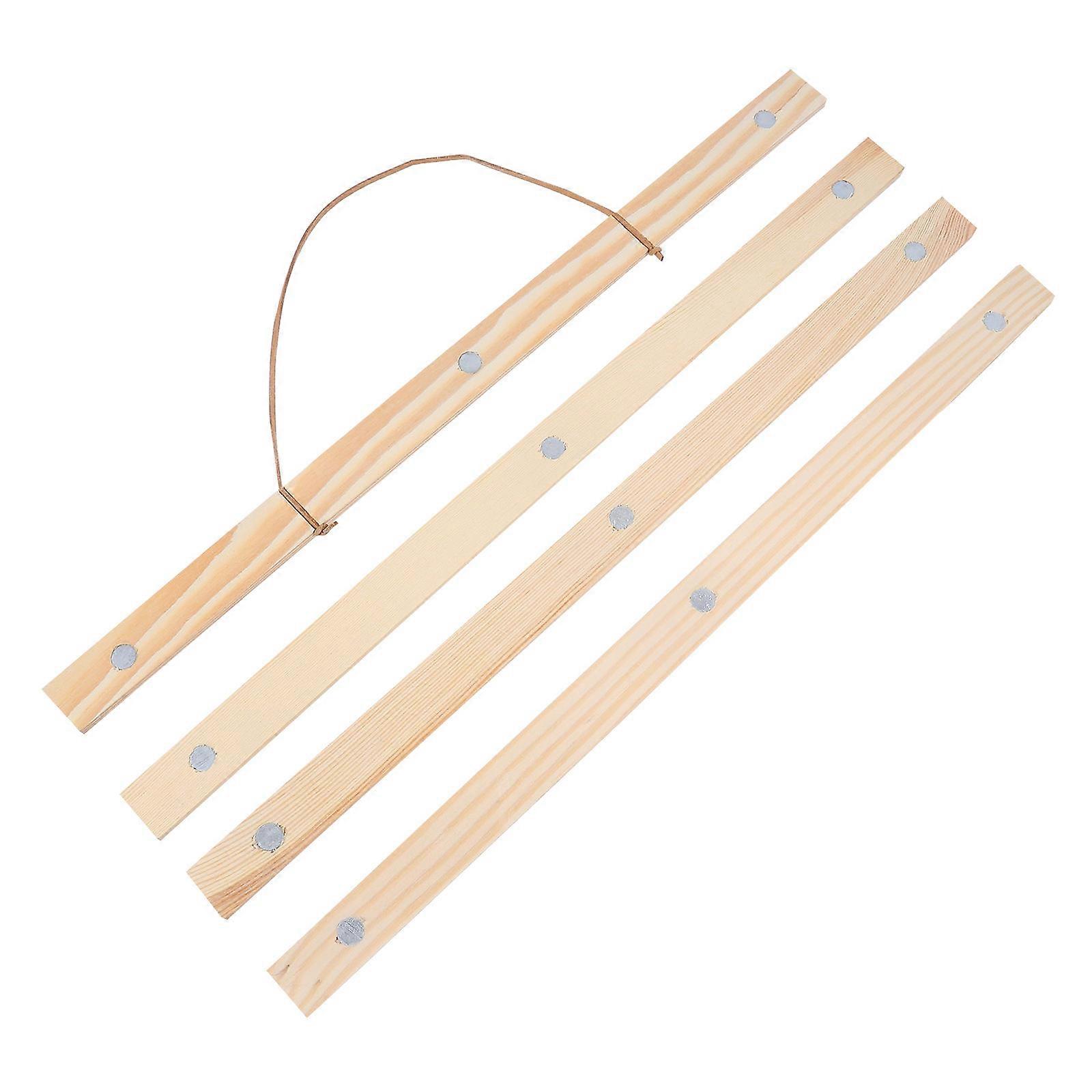 Painting Hanging Scroll Rod Ideal For Designers In Solid Wood With Strong Clamping Function 1Set