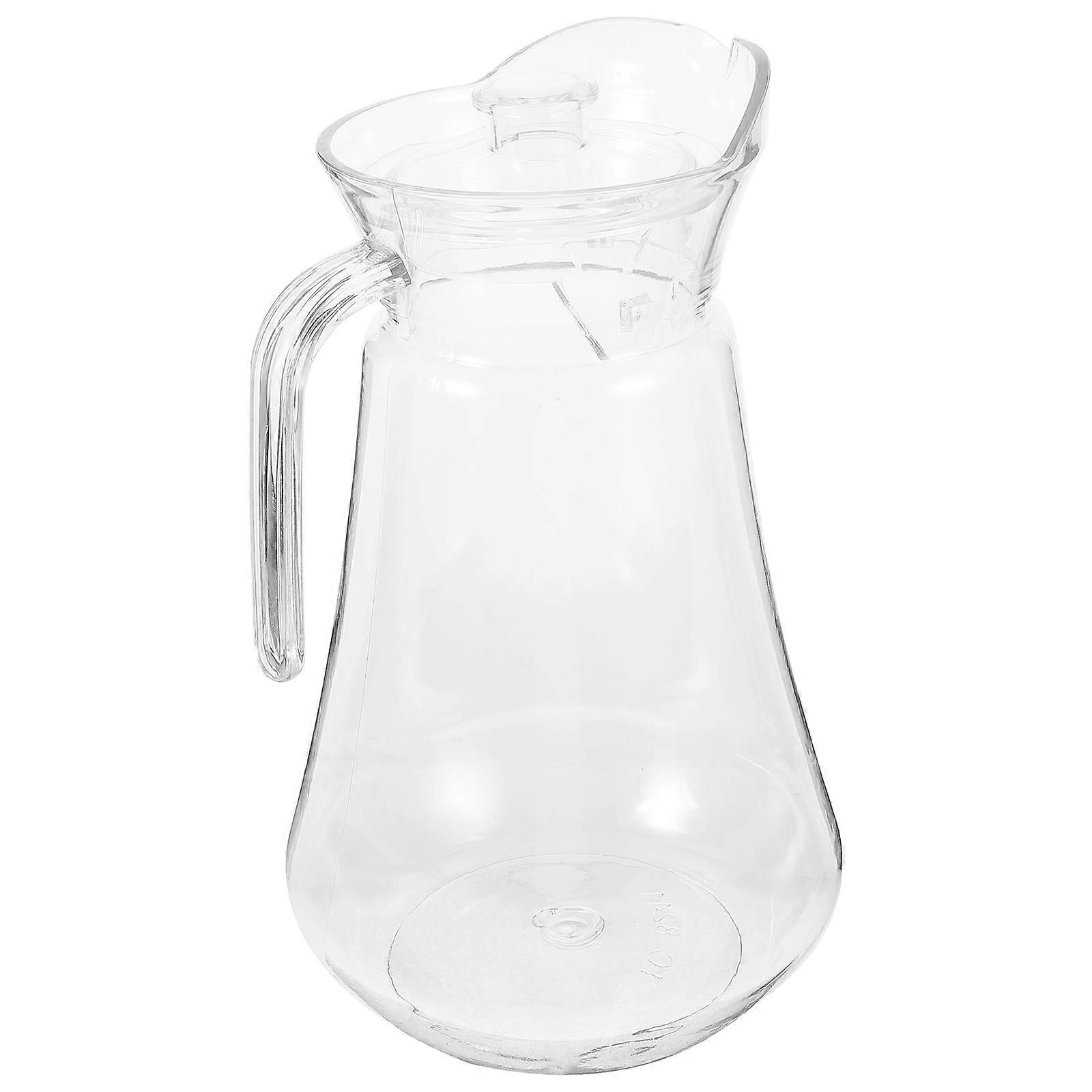 Juice Pitcher With Lid Ideal For Serving Guests During Thanksgiving Dinner 2L Cold Water Storage Kettle 1Set