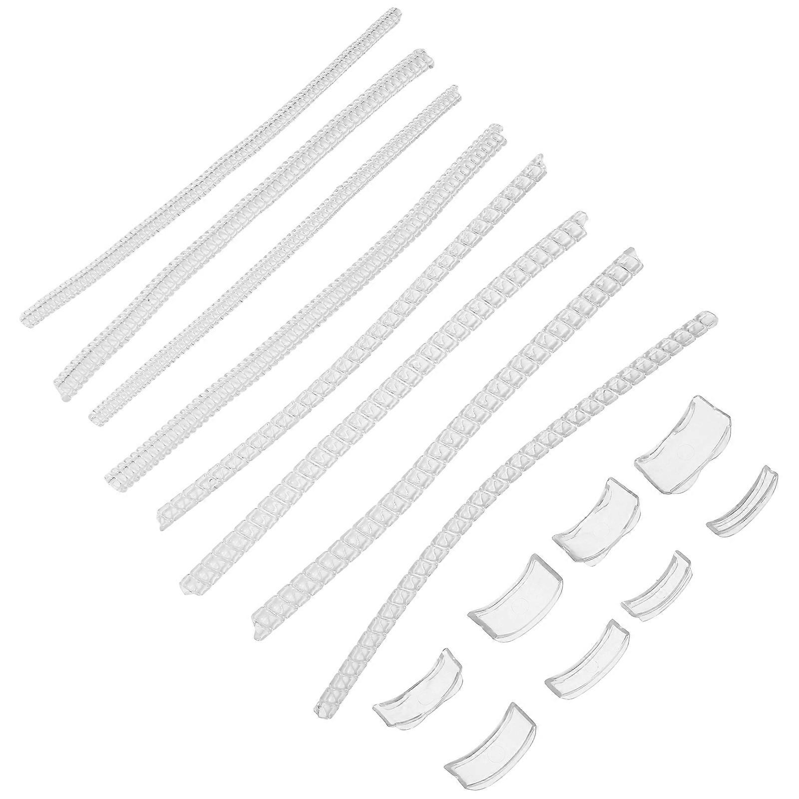 6 Pcs Invisible Ring Adjuster Plastic Ring Resizer and Spacer Tool for Men and Women