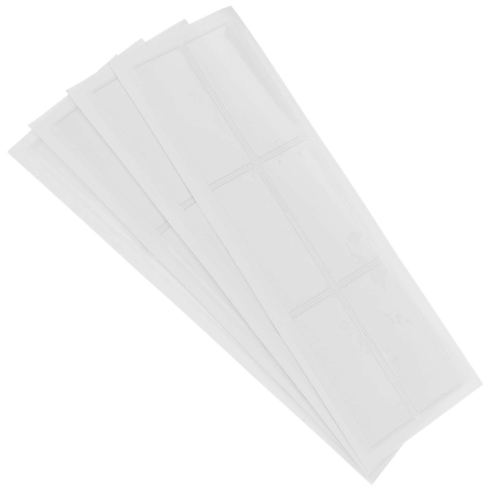 24pcs Self Adhesive Label Holders, Transparent Storage Bin Tags for Files, Cabinets, Drawers & Shelves Organization