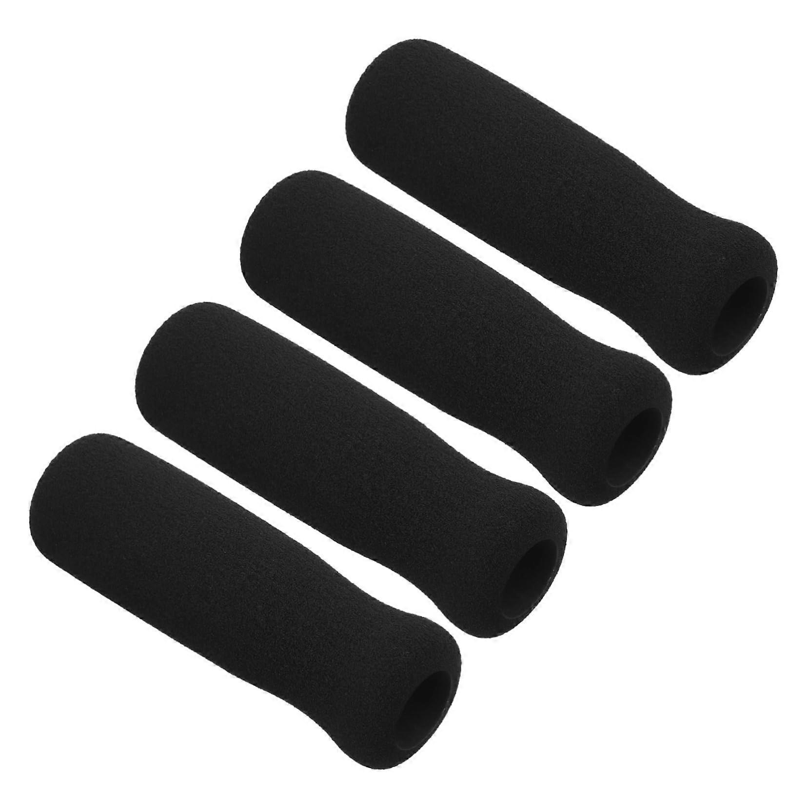 4-Piece Foam Grip Handles for Walking Sticks Non-Slip Replacement Hand Grips for Standard Walking Poles and Shopping Carts