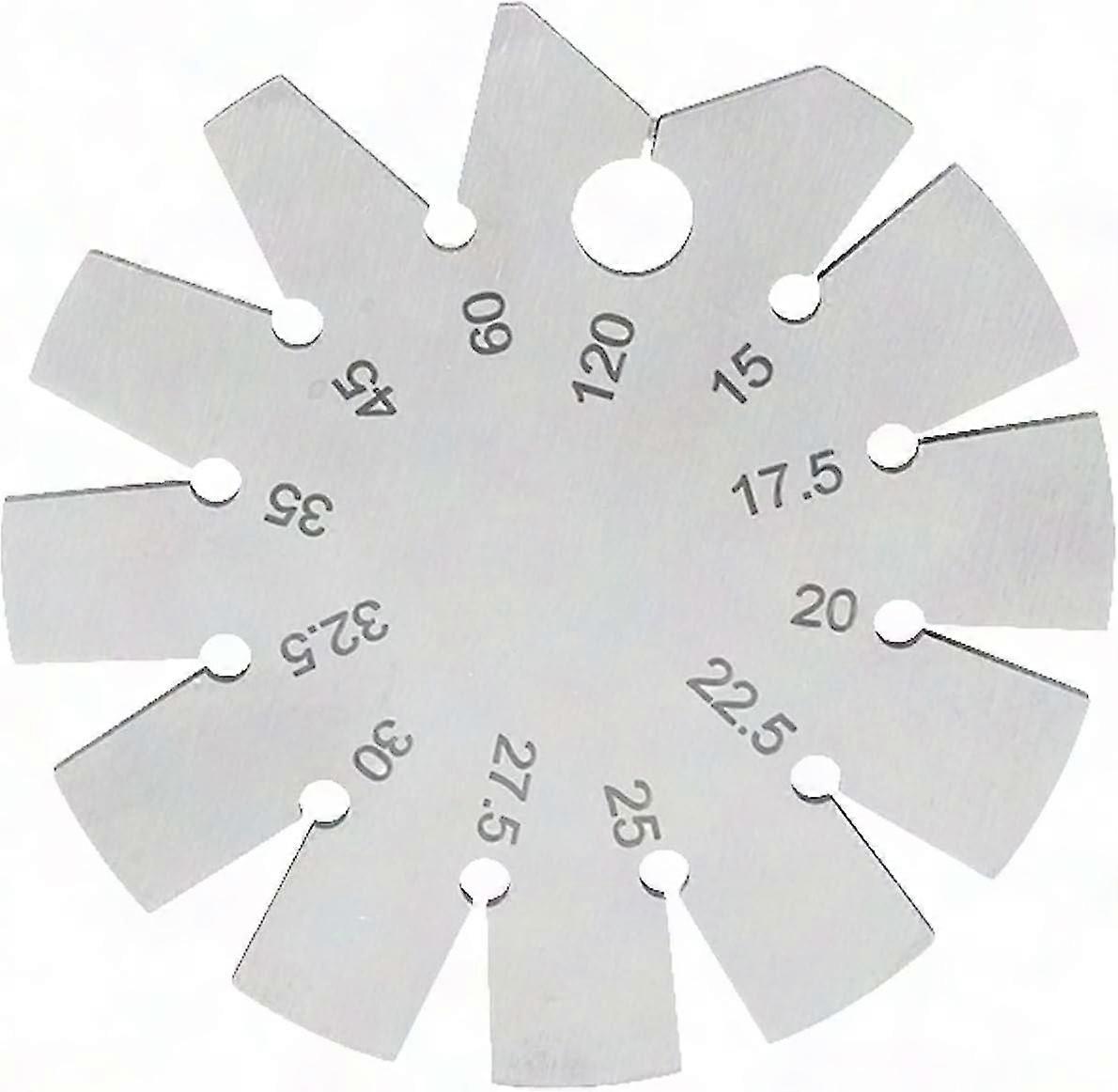 Knife Bevel Gauge, Chisel Angle Protractor, 120° Measuring Tool for Carpentry & Planer Cutting