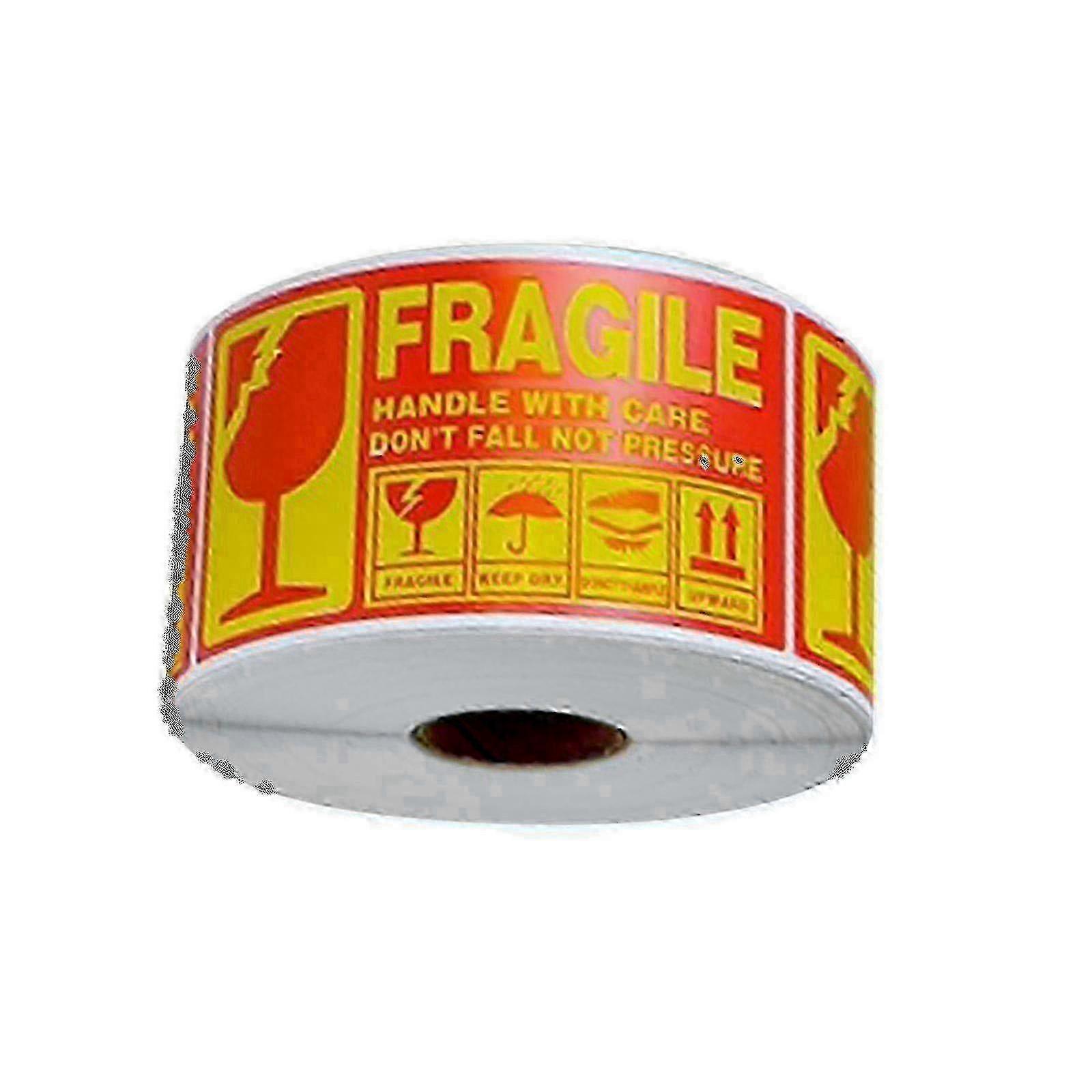 Fragile Adhesive Warning Stickers Handle