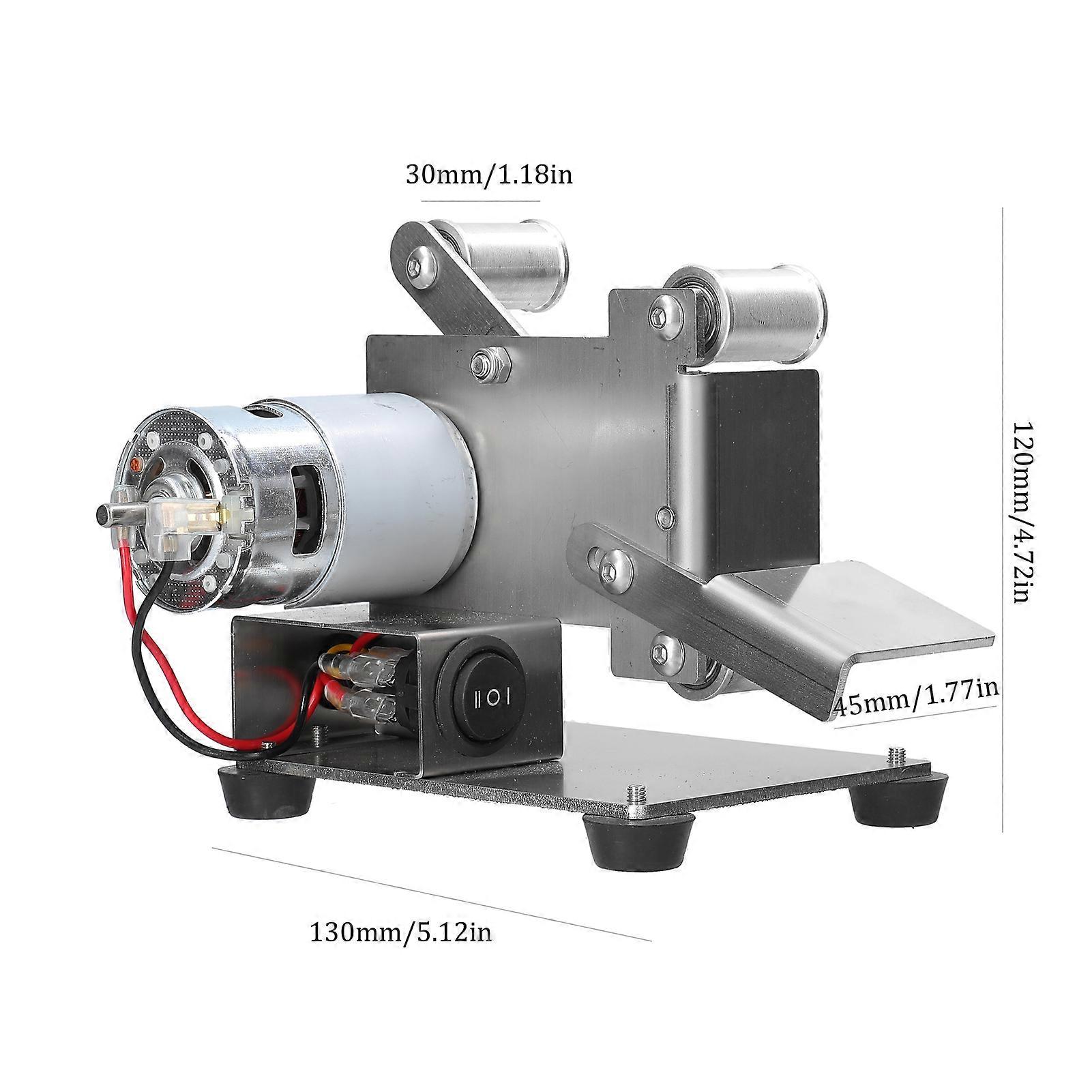 Multifunctional Grinder Mini Electric Belt Sander DIY Polishing Grinding Machine Cutter Edges Sharpener