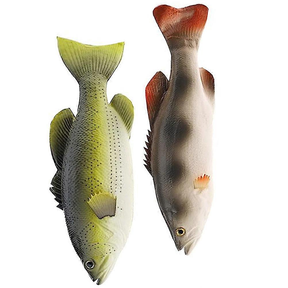 Simulation Animal Model Fish Model for Nursery Pu Material Decorative 2Pcs