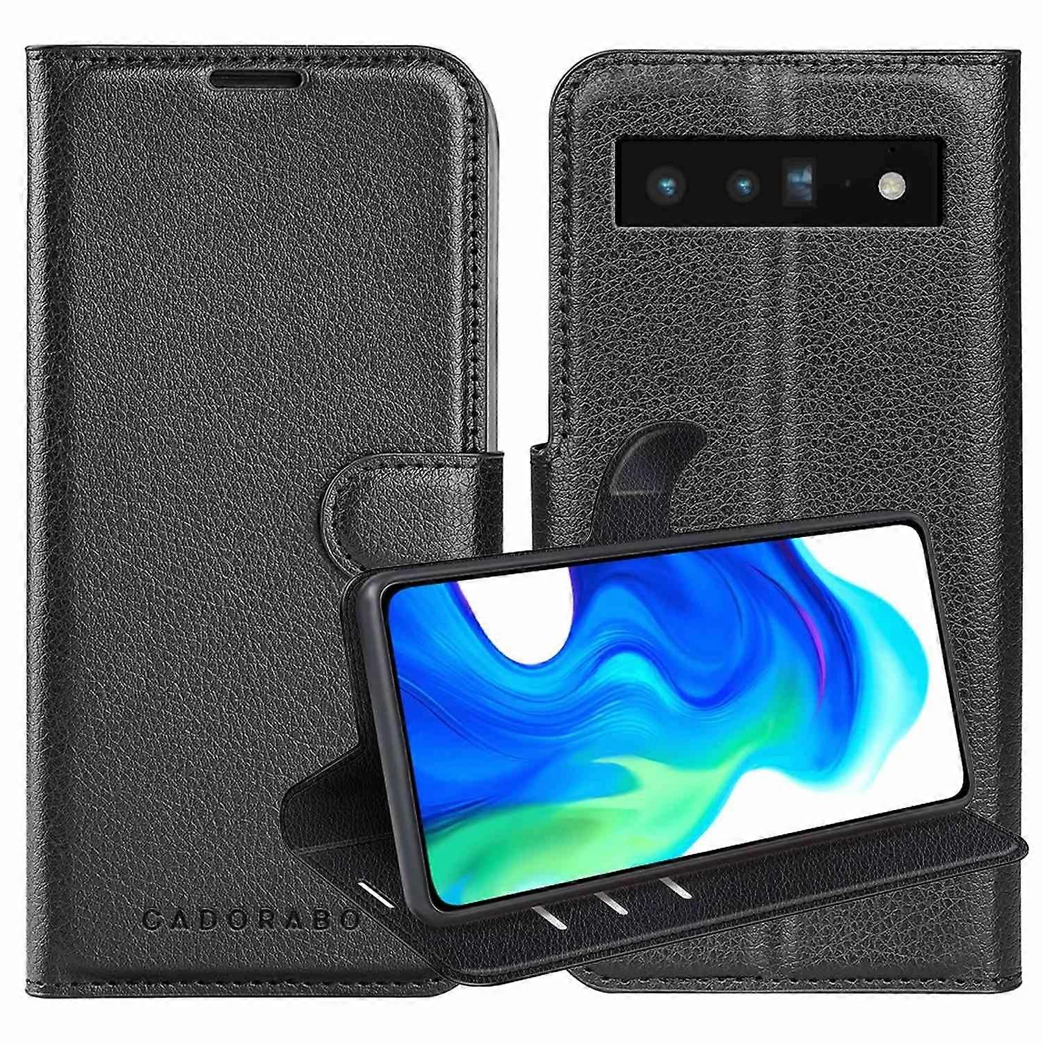 Google PIXEL 6 PRO Case - Protective Case with Card Slots and Stand Function
