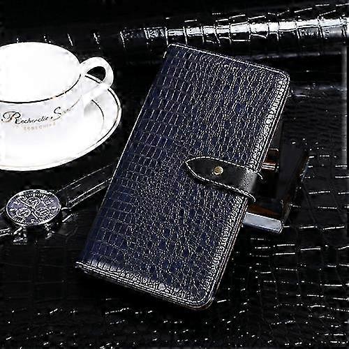For Huawei Y6p idewei Crocodile Texture Horizontal Flip Leather Pho...
