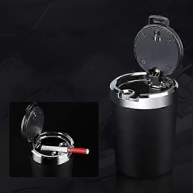 Portable Ceramic Ashtray with Odor-Proof Lid and Detachable Design for Vehicles