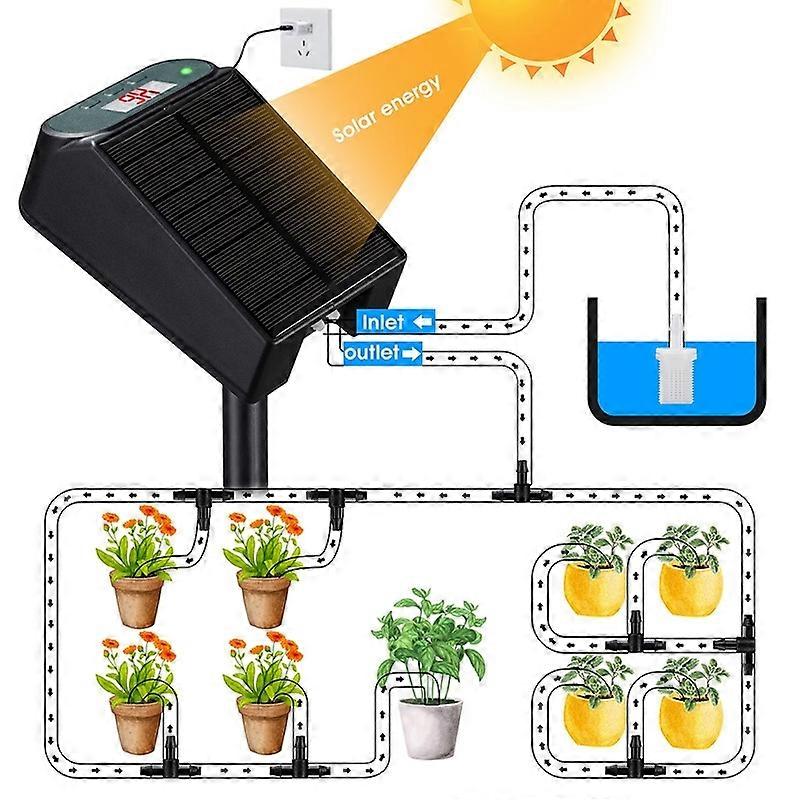 Automatic Solar Timed Wireless Controlled Watering Device