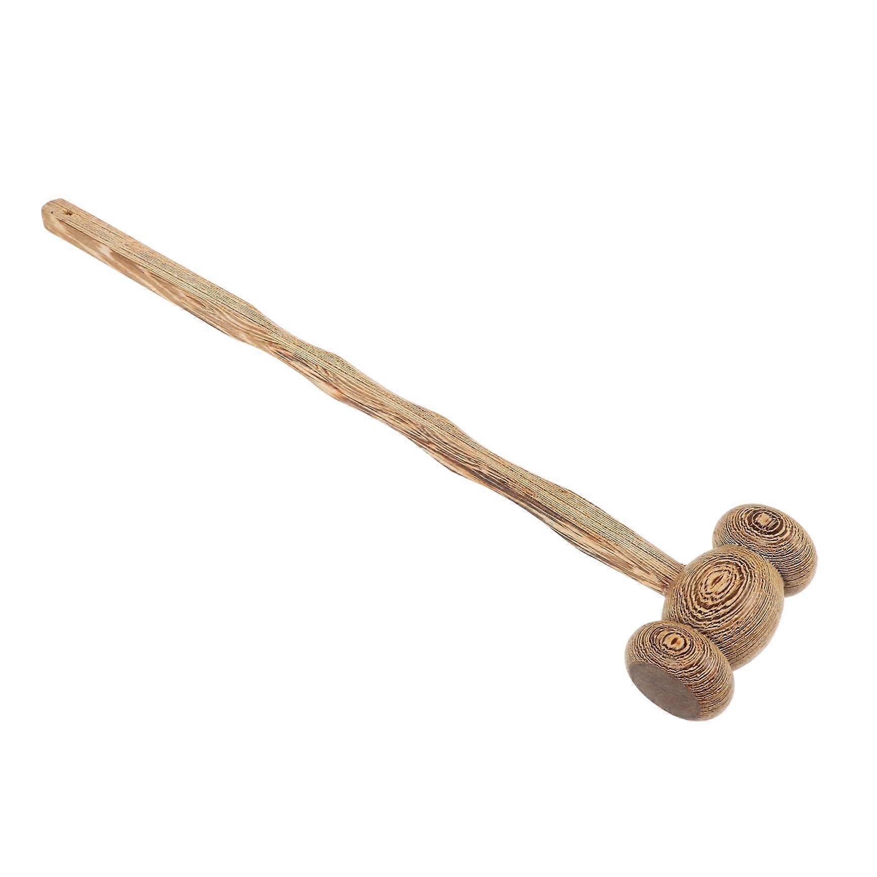 Portable Wooden Massage Hammer Deep Tissue Relief Tool For Neck Shoulders Back Arms And Legs Home And Professional Use