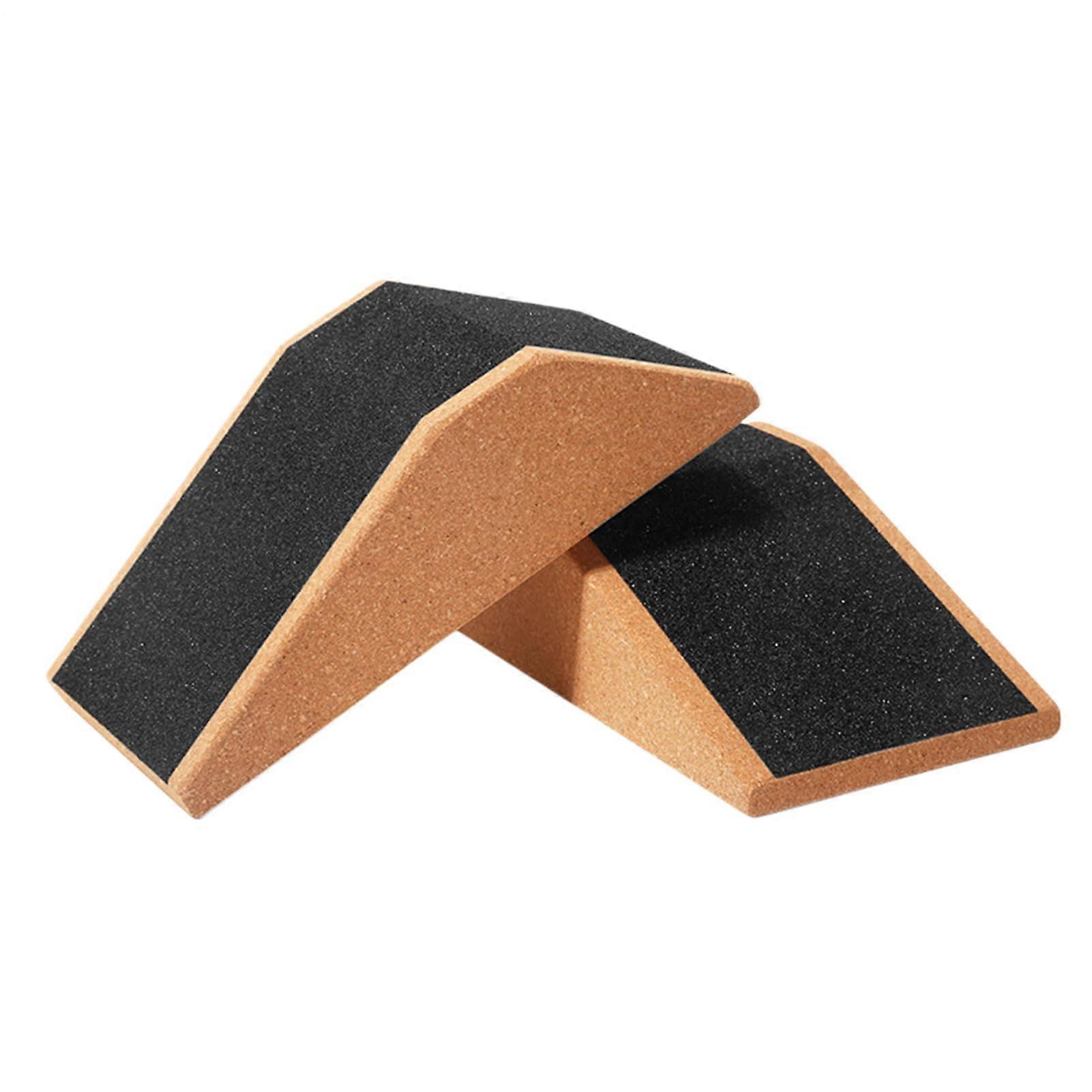 Squat Wedge Block NonSlip Incline Ramp For Squats Calf Stretching Yoga Home Gym Size 9.06 X 4.72 X 2.56 Inches