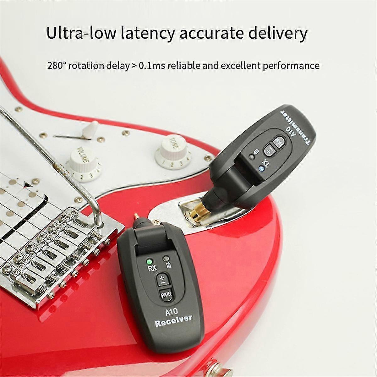 A10 Guitar Wireless System Guitar Pickup Audio Transmitter Receiver