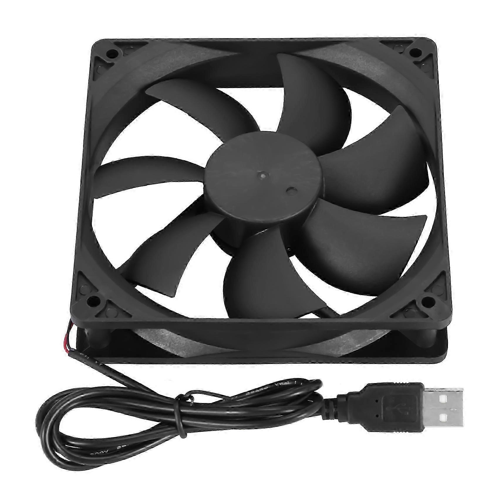 Router Cooling Fan DIY PC Cooler for TV Box with 120mm Fan