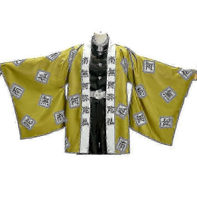 2023-悪魔 スレイヤー キメツのヤイバ アガツマ ゼニツ 鎌戸 丹次郎 富岡 ギユウ 姫島 キョウメイ マント 羽織 着物 浴衣 コスプレ