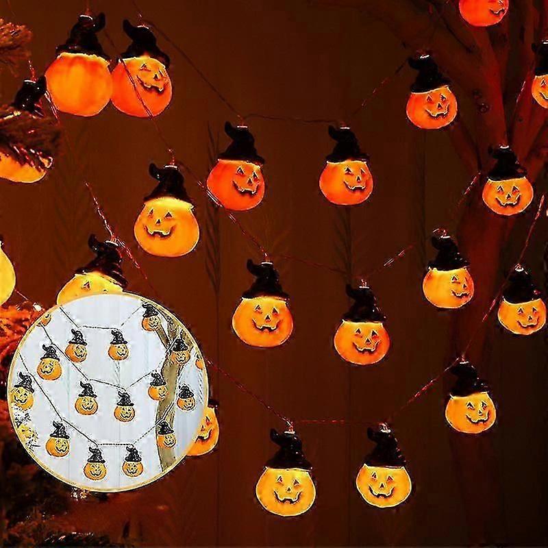 10Pcs Pumpkin Decoration Ornaments Lanterns Lights Props Sculpture Gift Halloween Party Led Atmosphere Decoration