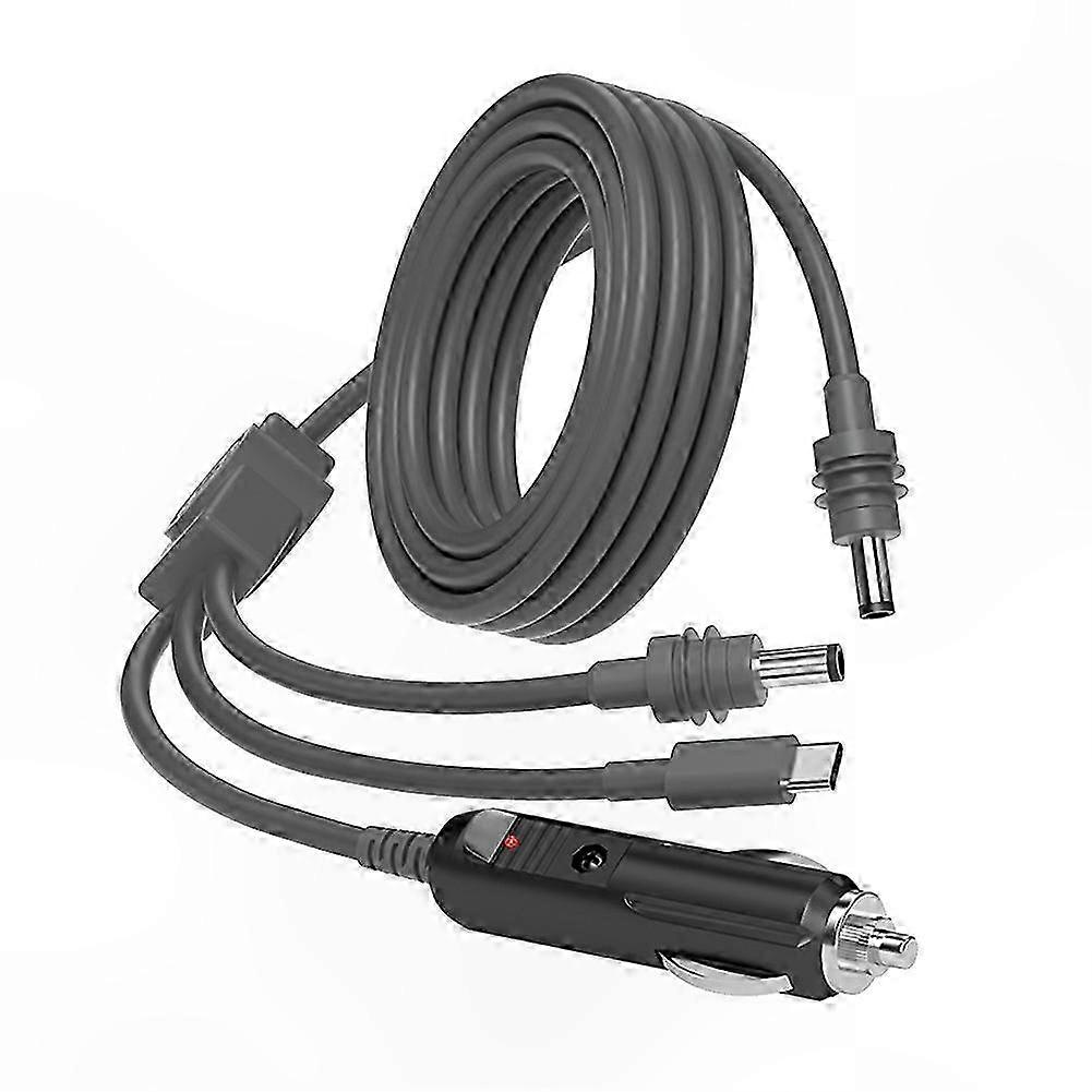 3-in-1 Multi-Function Power Cable Type-C/DC/Car Charger for Satellite Devices 20V/5A USB C Connection